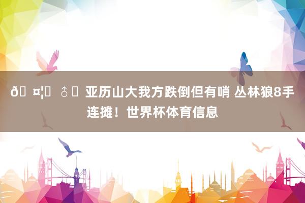 🤦‍♂️亚历山大我方跌倒但有哨 丛林狼8手连摊！世界杯体育信