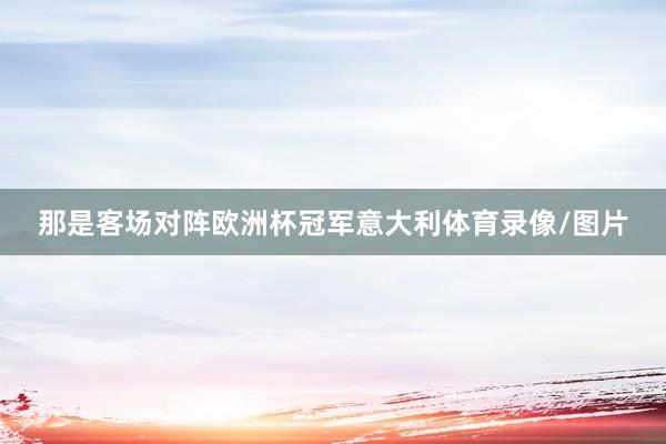 那是客场对阵欧洲杯冠军意大利体育录像/图片
