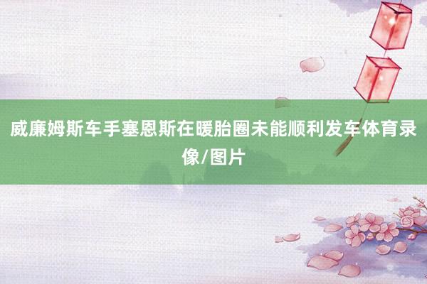 威廉姆斯车手塞恩斯在暖胎圈未能顺利发车体育录像/图片