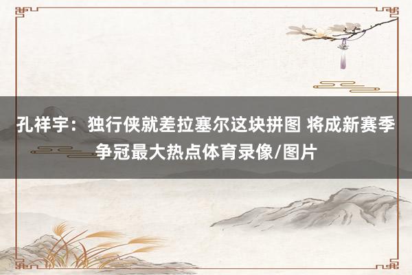 孔祥宇：独行侠就差拉塞尔这块拼图 将成新赛季争冠最大热点体育