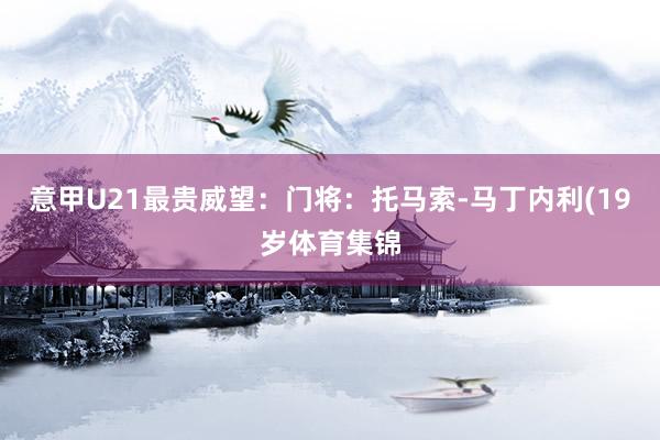 意甲U21最贵威望：门将：托马索-马丁内利(19岁体育集锦