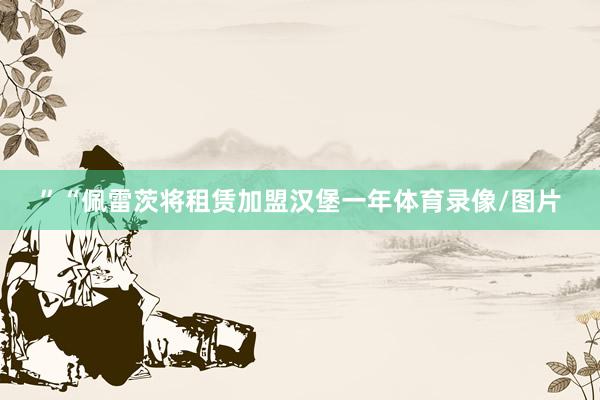 ”“佩雷茨将租赁加盟汉堡一年体育录像/图片