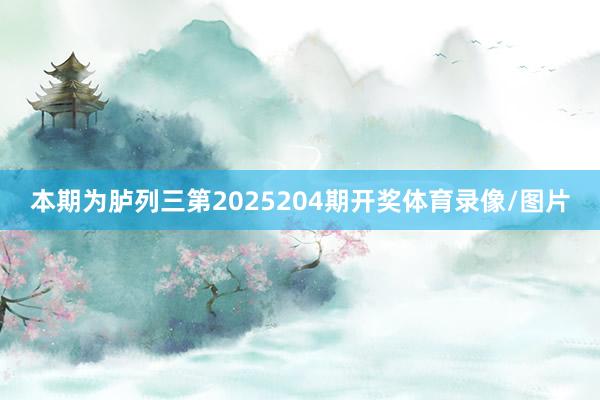 本期为胪列三第2025204期开奖体育录像/图片