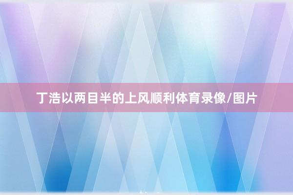 丁浩以两目半的上风顺利体育录像/图片