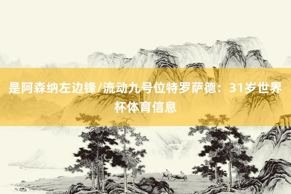 是阿森纳左边锋/流动九号位特罗萨德:31岁世界杯体育信息